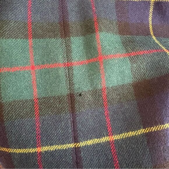 Amanda Smith Wool Green Plaid Blazer Size 8 - Picture 6 of 9